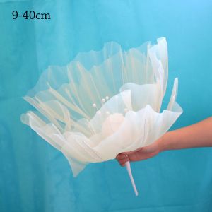 OPEAREY 3D Big Simulation Flower 40/50cm Hollow Artificial Flowers Window Display Large Fake Flower Outdoor Shopping Mall