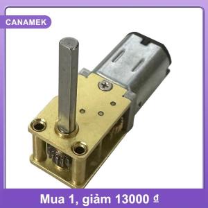 【CANAMEK】 Mini Gear Motor Micro Worm Gear Reducer bàn chải DC động cơ thiết bị điện tử 1218ge-n20 DC 12V (đến 6V 3V)