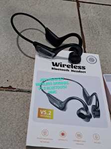 J501 TWS HEADSET WIRELESS ORIGINAL V5.2 BLUETOOTH MMC Handsfree Bluetooth WINSI ORI BONE CONDUCTION