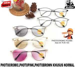 Ratna88 Kacamata Wanita Cat Eye RO2065Kacamata Lensa Photocromic|Photopink|Photobrown Khusus Normal