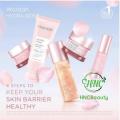 WARDAH Hydra Rose Dewy Aqua Day / Moisture Rich Night Day Gel To Foam Cleanser Petal Infused Toner Serum Dewy Skin Starter Kit. 