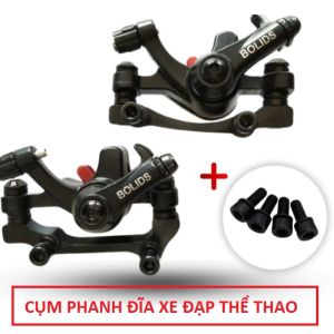Củ phanh Cụm phanh đĩa xe đạp thể thao Bộ Cụm phanh thắng đĩa cơ xe đạp - Loại đẹp