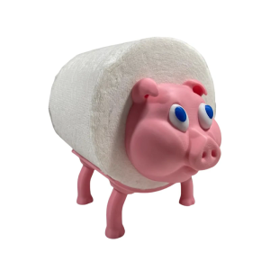 Funny Animal Bath Tissue Rack Standing Plastic Toilet Paper Roll Holder Space Efficient Decors For Bathroom Or Kitchen