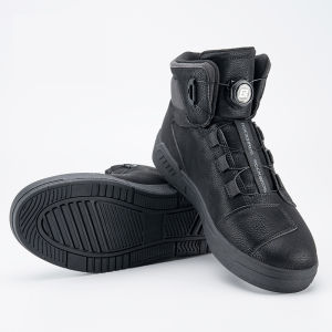 【Local Delivery】ROCKBROS Motorcycle Shoes Anti-Slip Comfortable Cycling Shoes Fashionable Shockproof Rubber Outsole Sports Shoes With Rotary Buckle