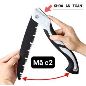 Cưa cầm tay gấp gọn Cưa cây cưa gỗ cưa xếp lưỡi thép hợp kim SK5