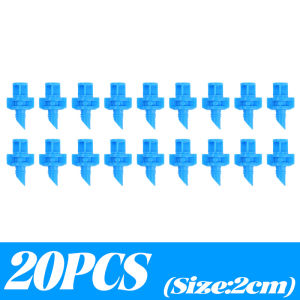 100Pcs Micro Atomizing Garden Sprinkler Nozzle 90/180/360 Degree Refraction Water Spray Misting Nozzle Garden Irrigation