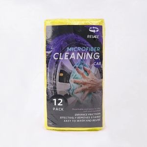 NEW 12PACk fiber cleaning cloth30 * 30cm quick drying dirt absorbing car glass window cleaning cloth