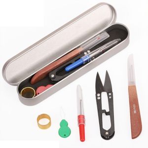 DSFSI 31/34/37PCS với trên cùng Bộ dụng cụ may vá May dễ dàng Đa năng may chăn Di động Dụng cụ sửa chữa tay bằng chỉ dành cho may chăn
