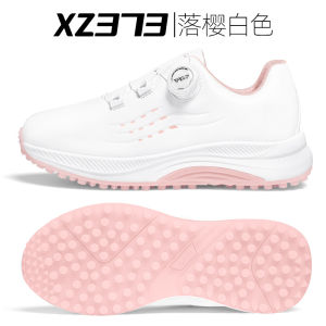 AUPGM Golf shoes womens summer shoes waterproof with rotating laces womens athletic shoes non-slip cushioned lightweight and without spikes