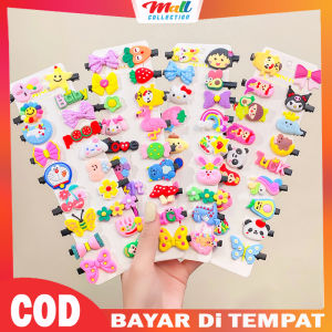 MALL - Set 10Pcs Jepit Rambut Wanita Motif Karakter Hair Clips Cantik Ikat Rambut Anak KCR19 COD