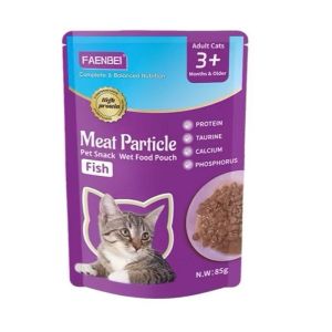 Cat Snacks Meat Pellets Wet Food Pouch 85 grams