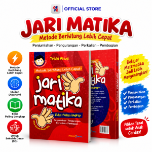 Buku Pelajaran Metode Berhitung Lebih Cepat Jarimatika Edisi Paling Lengkap / Lingkar Media LM - LM