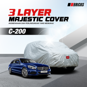 3 Layer Cover Mercy C 200 Sarung Mobil Outdoor Anti UV & Waterproof BRICKS