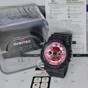 Jam Tangan Pria (47MM) Original Digitec DA 3020 / DA-3020 / DA3020 DG | Analog-Digital