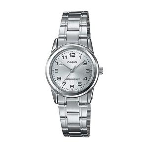 CASIO ORIGINAL - CASIO LTP-V001D-7B - WOMEN - Silver - Stainless Band - Jam dunia JD17ST # Jam Tangan Wanita Cewek Anti Air Digital Analog + CASIO LTP V001D 7B LTP-V001D V 001 D LTPV001 LTP-V001 LTPV001D LTP-001 V001 $ WR0 STS KC7