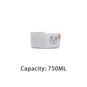 JustLiving 750ML/1.15L/2.6L/3.3L/4.7L Kitchen Freshness Box Fruit Food Fridge Storage Box Clear Plastic Box Food Container with Lid Portable Lunch Box Microwave Safe PP Food Storage Boxes with Handles