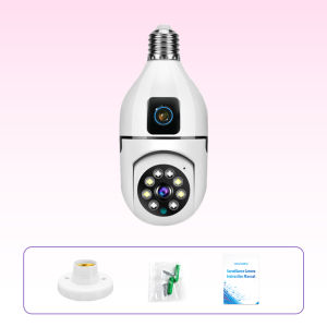 V380 E27A Smart LED Light Bulb Security Camera 1080P HD Indoor IP Camera with Infrared Night Vision and Two-Way Audio pet camera