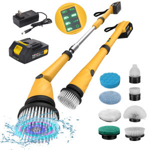 🔥รับประกัน 2 ปี🔥 Qimedo 8 in 1 Electric Spin Scrubber แปรงขัดไฟฟ้าไร้สาย  เครื่องขัดอเนกประสงค์ ที่ขัดห้องน้ำไฟฟ้า แปรงทำความสะอาดไฟฟ้า เครื่องขัดห้องน้ำ เครื่องขัดพื้นห้องน้ำ แปรงทำความสะอาดไฟฟ้า แปรงทำความสะอาด แปลงขัดไฟฟ้า
