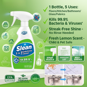 Heavy Duty Stain Remover Multi-Function Antibacterial Cleaner Cuts Grease Oil Leaves No Marks