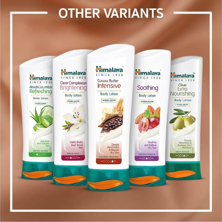 Himalaya Body Lotion Soothing Cocoa Butter Nourishing Aloe