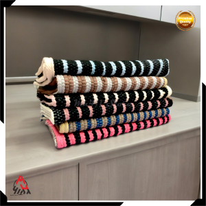 KESET LANTAI ANTI SLIP  MOTIF ANYAM TEBAL 60X40CM