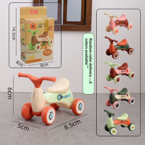 JJT Mini Realistic Kids Balance Bike Toy for Pretend Play and Imagination Development