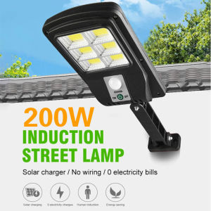 200Watts Super Bright Solar Street Light Motion Sensor Human body induction Waterproof Solar Wall Lamp for Outdoor