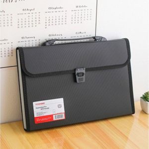 CHARMST Simple A4 Expanding File Accordion Briefcases Storage Wallet Paper Folder Document Organiser Document Bag