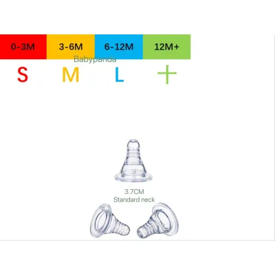 Baby Susu Soft Teat for Wide Neck standard neck Bayi Botol Silicon Nipple Anti Colic Pacifier Pupici BPA Free