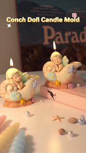 Grade Silicone Mold With Seashells Starfish Baby Design For DIY Baking Soap Chocolate Craft