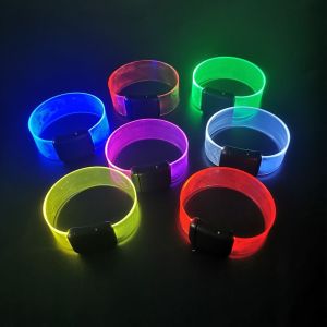 XINSU38 Luminous Bracelet Multiple Modes Chroma Flashing Wristband Star Backing Endurance Lighting Band Concert