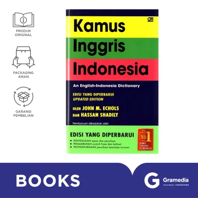 Buku Kamus Inggris - Indonesia Edisi Yang Diperbarui (HC)