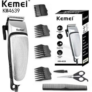 Kemei Electric Hair Clipper Pluggable Professional Hair Clipper for Baby Hairdressing Tools Hair Shaving Machine Hair Cutting Machine for Pet KM-4639