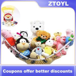 【ZTOYL】 Võng đồ chơi phòng trẻ em Võng lưới đồ chơi nhồi bông Võng lưới sắp xếp đựng đồ