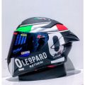 HELM MLA FULLFACE MIRIP TTC MOTIF HELM PAKET GANTENG VISOR IRIDIUM BLUE HELM MOTOR SNI ORIGINAL MLA. 