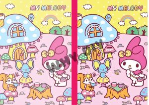 MY MELODY COLORING BOOK PAD FOR KIDS & TODDLERS – WITH RESEALABLE POUCH BIRTHDAY GIFT PARTY FAVORS LOOT BAG SOUVENIR