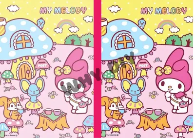 MY MELODY COLORING BOOK PAD FOR KIDS & TODDLERS – WITH RESEALABLE POUCH BIRTHDAY GIFT PARTY FAVORS LOOT BAG SOUVENIR