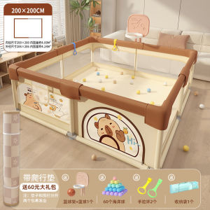 Baby Fence Play Pen Kids Playground Kids Playground Playards Playpen Fence Game Center Indoor Childrens Game Bar on the Living Room Floor