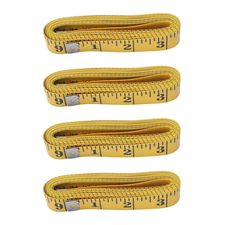 4X Soft 3Meter 300CM Sewing Tailor Tape Body Measuring Measure Ruler ...