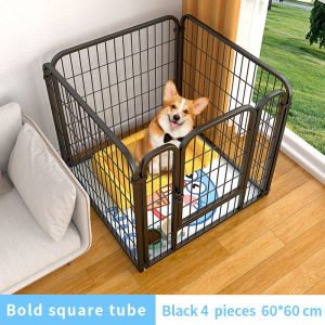 Petorldog Dog Fence Playpen 狗围栏 6/7Panel Dog Cage Metal Steel Pet Cage Anjing Kucing Crate Kennel House