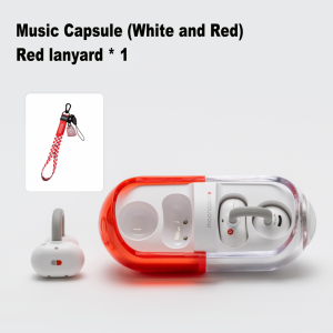 Music Capsule Ear clip Bluetooth Headphones AI Noise Reduction No Sound Leakage Waterproof Sports HIFI Earphones Bluetooth 6.0