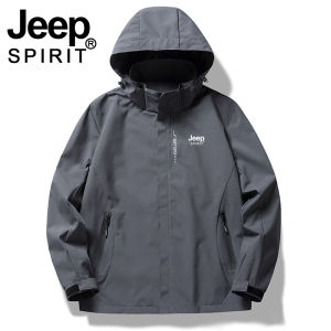 Jeep Tinh Thần 1941 Etd Ngoài Trời Quần Áo Mộc Mạc Hợp Thời Trang Thương Hiệu mùa xuân và mùa thu nam chắn gió Của Leo Núi Bộ đồ trượt tuyết