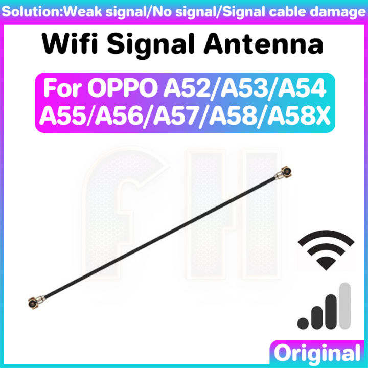 Antenne Filaire OPPO A15 (CPH2185) - Câble Coaxial WiFi Réseau D'origine - Noir