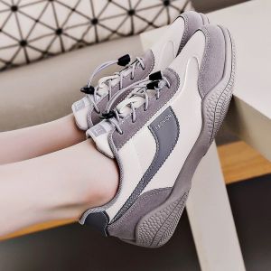 [JESSICASTORE] 2024 Korean SPORT WEAR LACE UP  sneakers  for  women  Summer No Heel Round Toe#q698