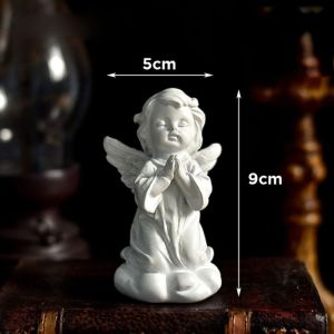 XUNJIE Durable Cute Peaceful Prayer High Quality No odor Bookcase Decorative European Style Ornaments Sculpture Flower Fairy Angel Figurine