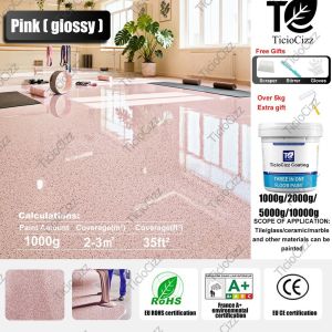 🥇2026 New Materials🔥 TicioCizz 10KG epoxy flake coating epoxy floor paint tile coating bathroom epoxy floor coating cat epoxy lantai simen 地坪漆338