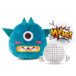zhongku Pet Toy Pet Vibrating Ball Giggle Ball Shake Interactive Plush Jumping Automatic Gift Plush Electronic Toy for Pet Dog Cat Shih tzu