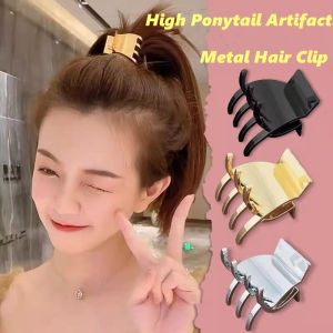 Retro Metal Shark Clip High Ponytail Artifact Grasping Clip High-Quality Temperament Hairpin Headgear Hair Clips