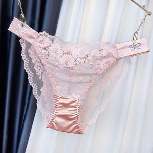 Quần lót nữ thun lụa phối ren cao cấp_QL359