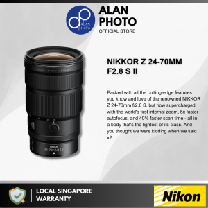 Nikon NIKKOR Z 24-70mm F2.8 S II Lens [Nikon Z] | Nikon Singapore Warranty